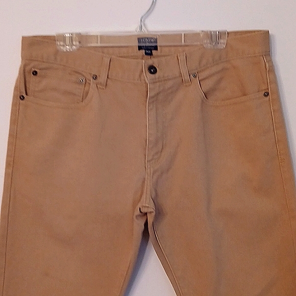 J.Crew "The Driggs" Tan Cotton Canvas Jeans/pants M-33X32 - Picture 2 of 7